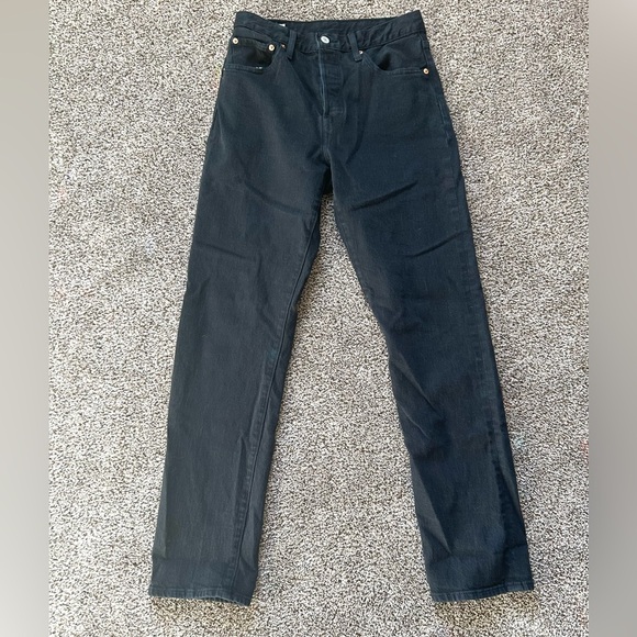 Levi’s 501 High Rise Black Jeans - Picture 2 of 4